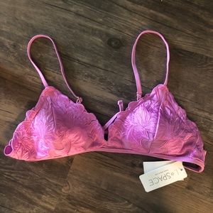 ⭐️ NWOT l*space Jean Bikini Top